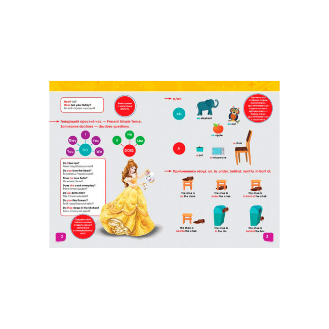 Розмальовки та актівітібуки (2-6 років) - Книжка «Увага! Англійська. Принцеса. Книга 1» (9786170939715)#2