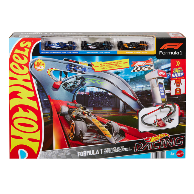 Автотреки - Ігровий набір Hot Wheels Траса для перегонів Формули 1 (JDY15)#2