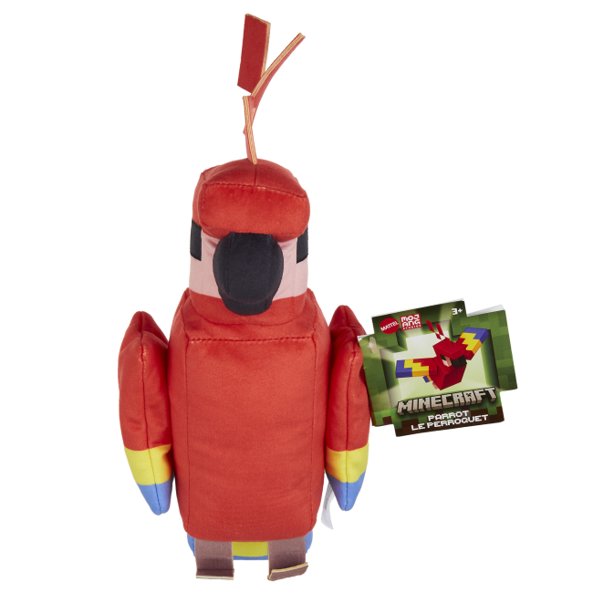 Персонажі мультфільмів - М'яка іграшка Minecraft Папуга (HBN39/11)#5