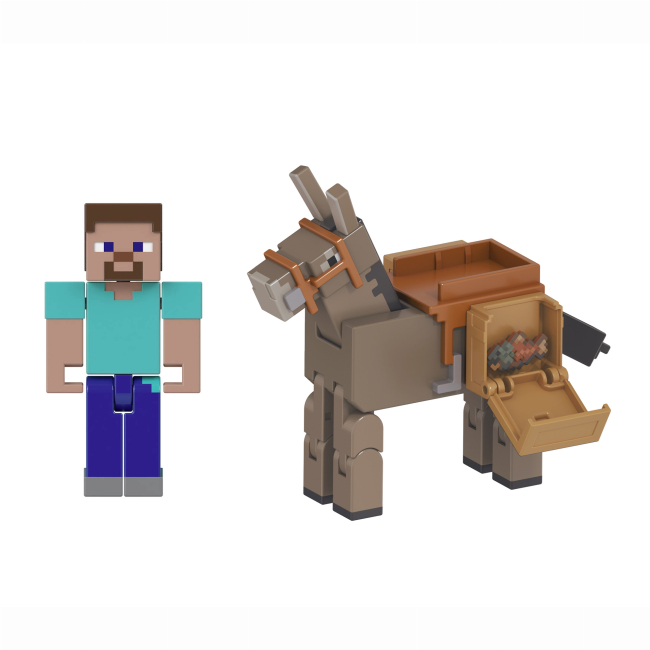 Фігурки персонажів - Набір фігурок Minecraft Steve and Donkey (GTT53/8)#2