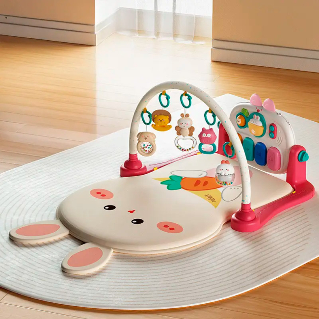 Развивающие коврики - Развивающий коврик Bibi-inn Игровой центр с пианино розовый (6050/2)#3