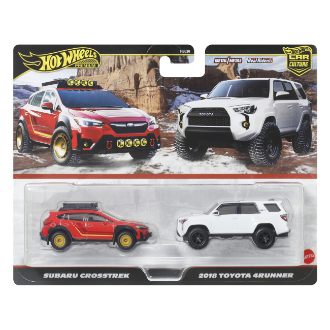 Автомоделі - Набір автомоделей Hot Wheels Car culture Subaru Crostrek і 2018 Toyota 4Runner (HBL96/JBK98)#9