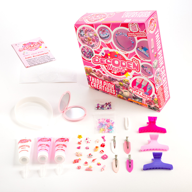 Наборы для творчества - Набор для творчества Decoden Magic Think Pink Creations Делюкс (4863TP)#2