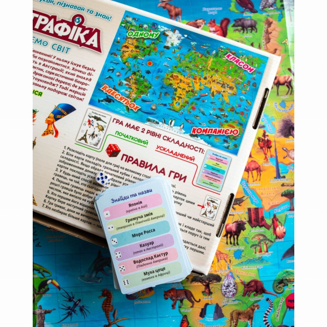 Настольные игры - Настольная игра Ranok Географіка (10120192У)#6
