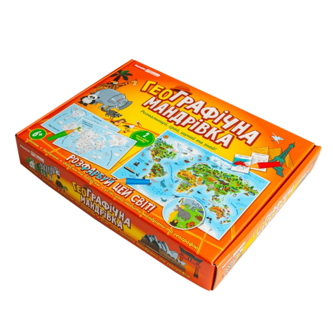 Настільні ігри - Настільна гра Ranok ГеоГрафічна мандрівка (10120191У)#2