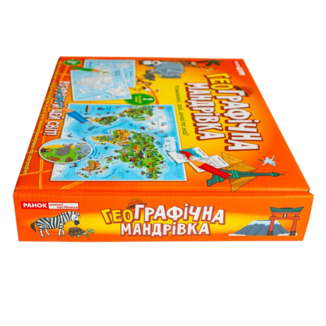 Настільні ігри - Настільна гра Ranok ГеоГрафічна мандрівка (10120191У)#3