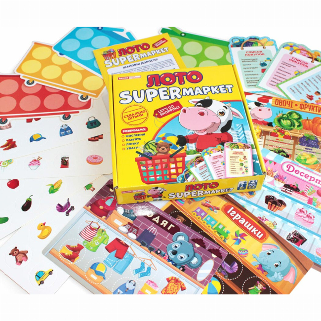 Настільні ігри - Настільна гра Ranok Лото SUPERмаркет (10109129У)#5