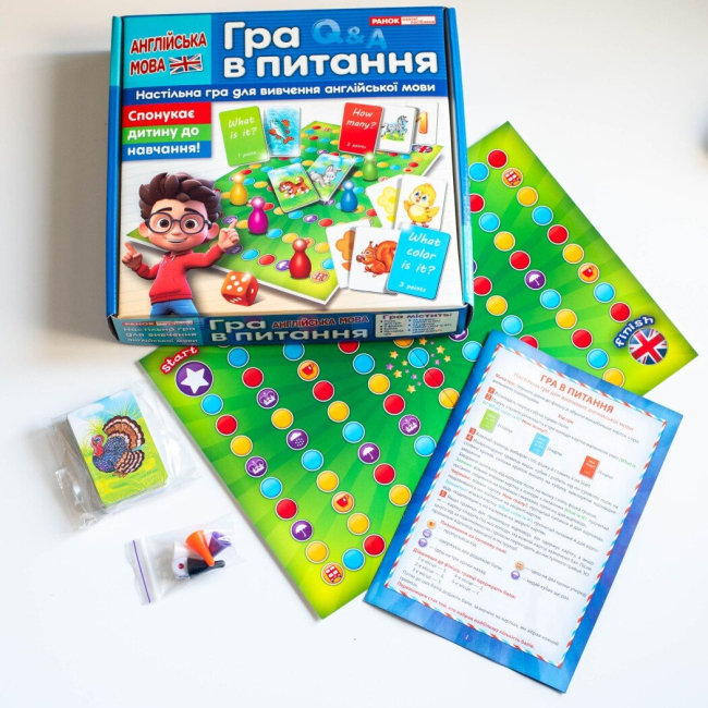 Настільні ігри - Настільна гра Ranok Гра в питання Англійська мова (10120189У)#6