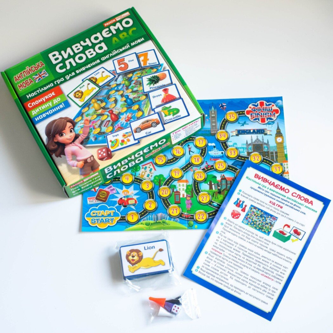 Настольные игры - Настольная игра Ranok Путешествуем по Англии Изучаем слова (10120190У)#3