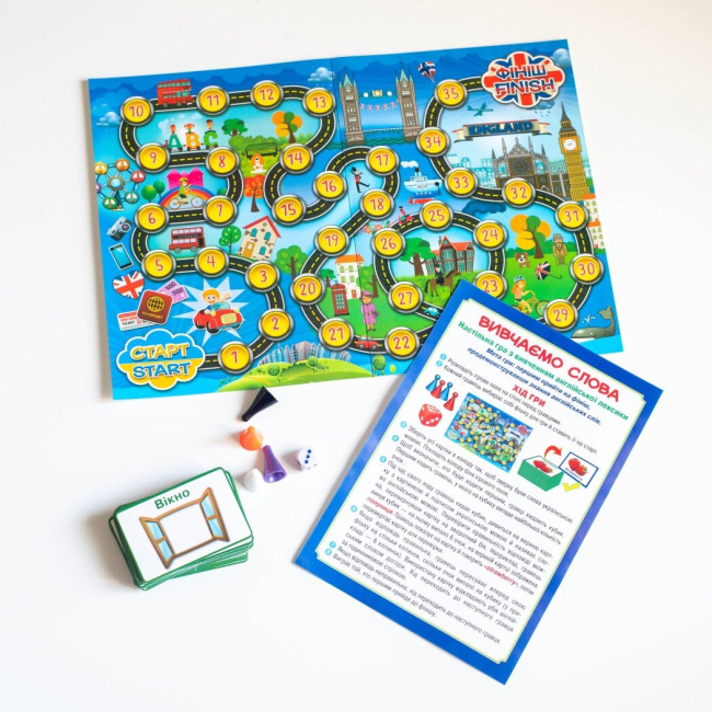 Настольные игры - Настольная игра Ranok Путешествуем по Англии Изучаем слова (10120190У)#4