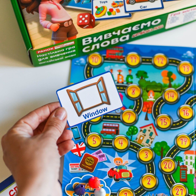 Настольные игры - Настольная игра Ranok Путешествуем по Англии Изучаем слова (10120190У)#8