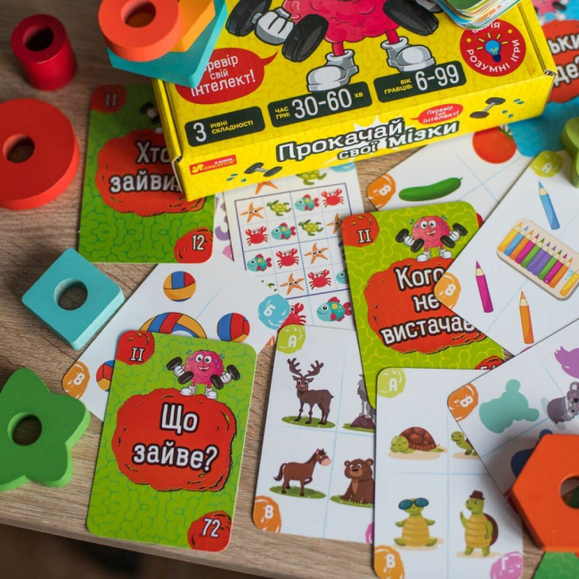 Настольные игры - Настольная игра Ranok Прокачай свои мозги (10100642У)#3