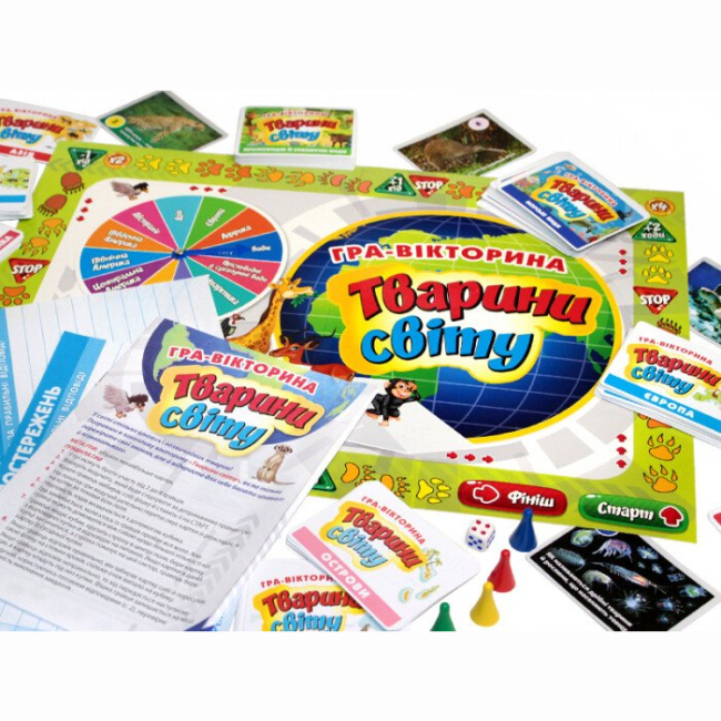 Настольные игры - Настольная игра Ranok Животные мира (12120139У)#5