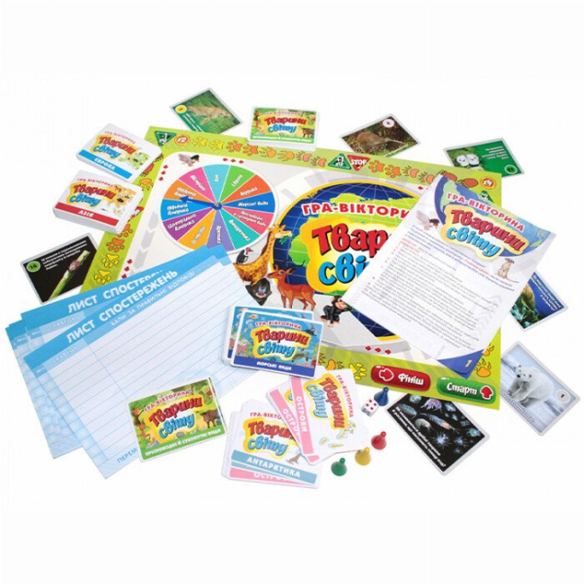 Настольные игры - Настольная игра Ranok Животные мира (12120139У)#6