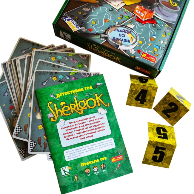 Настольные игры - Настольная игра Ranok Sherlook (10120181У)#4