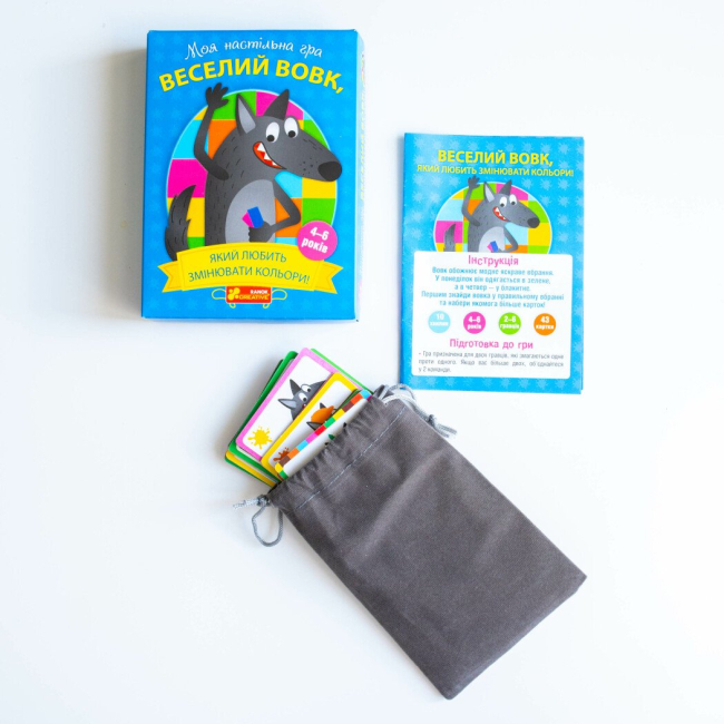 Настільні ігри - Настільна гра Ranok Веселий вовк, який любить змінювати кольори! (10120211У)#8