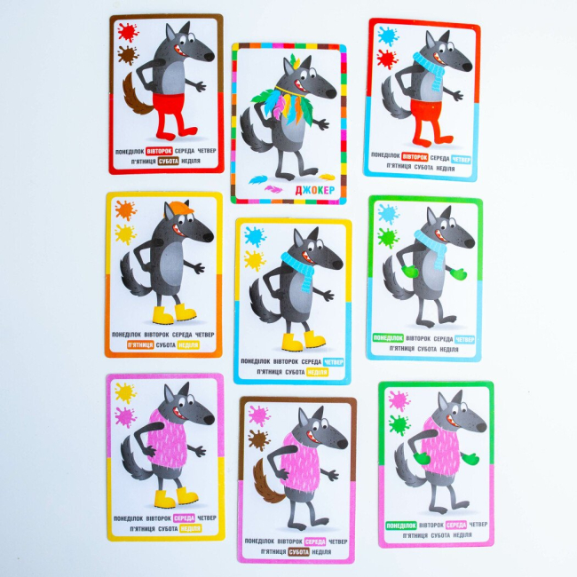 Настільні ігри - Настільна гра Ranok Веселий вовк, який любить змінювати кольори! (10120211У)#9