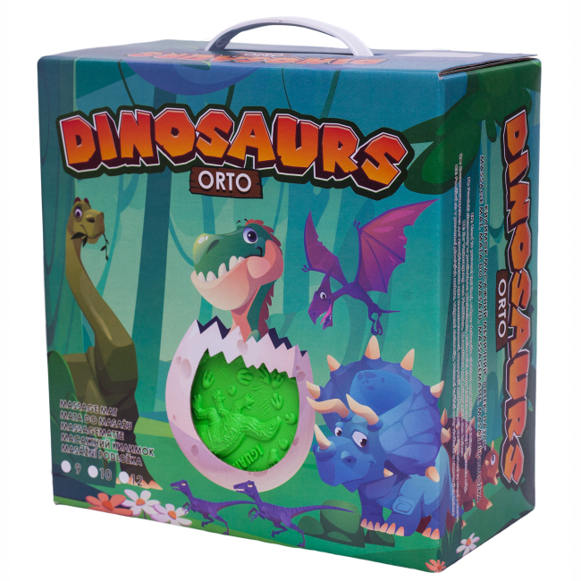 Розвивальні килимки - Масажний килимок Ortek Динозаври Пазли 12 елементів (4820264130901)#2