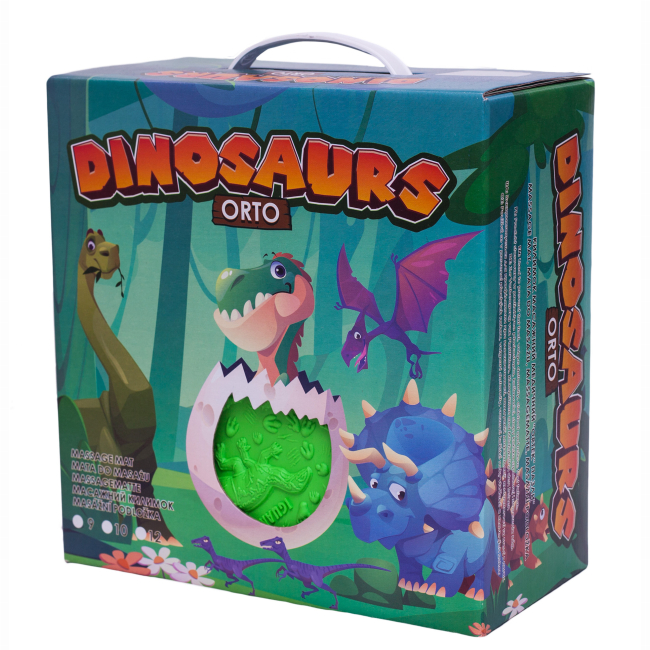 Развивающие коврики - Массажный коврик Ortek Динозавры Пазлы 9 элементов (4820264130925)#2
