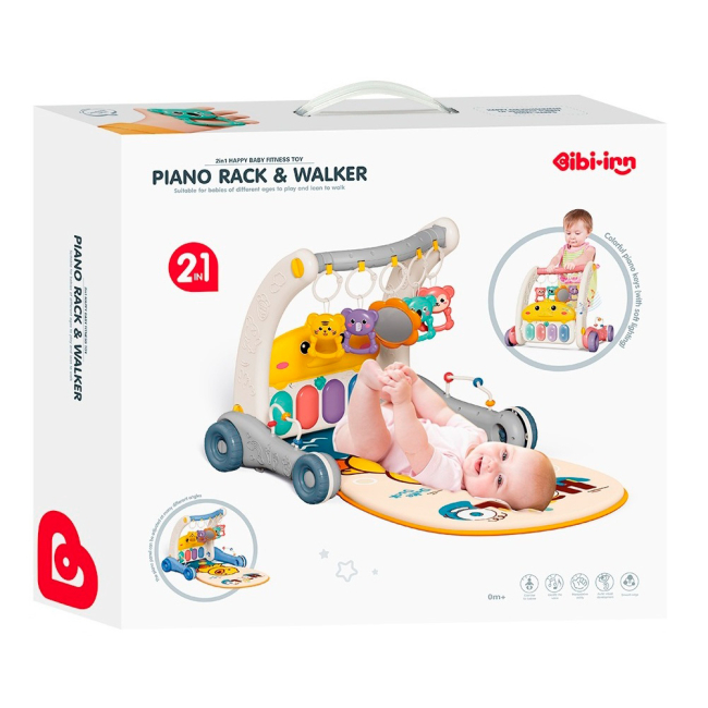 Ходунки - Ходунки Bibi-inn с игровым ковриком серые (6049/1) (6049/ 1)#2