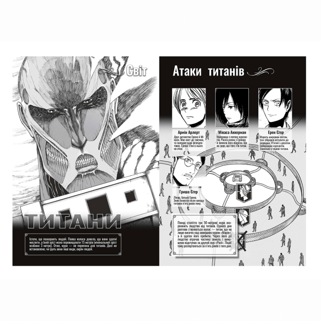Комиксы, манга и книги о героях (7+ лет) - ​Книжка «Атака титанів. Том 2» Хаджіме Ісаяма (9786175233214)#3