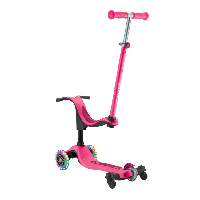 Самокаты - Самокат Globber Go up sporty lights фуксия (456-610)#2