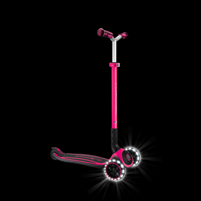 Самокати - Самокат Globber Ace lights фуксія (667-110)#5