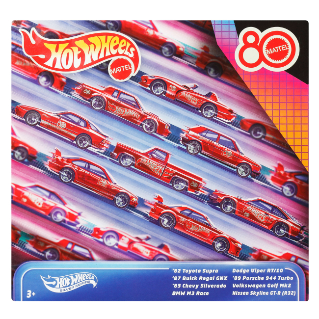 Автомоделі - Набір автомоделей Hot Wheels 80 років драйву Mattel (JGK09)#5