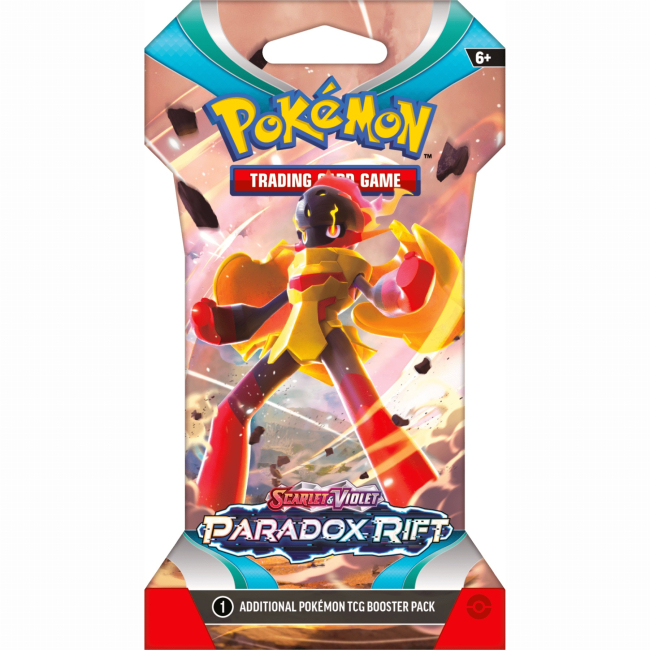 Настольные игры - Настольная игра Pokemon Paradox Rift Cardboard Cover бустер пак 1 шт (820650854002)#2