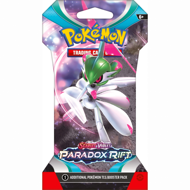 Настольные игры - Настольная игра Pokemon Paradox Rift Cardboard Cover бустер пак 1 шт (820650854002)#3