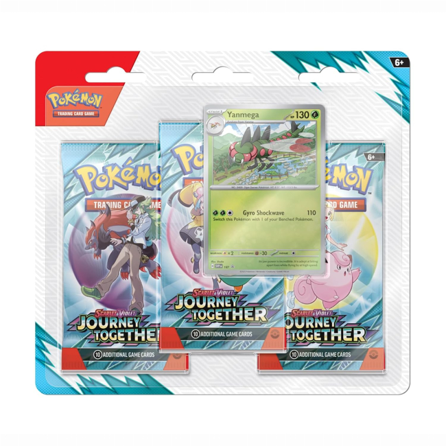 Настольные игры - Настольная игра Pokemon Scarlet & Violet Journey Together 3 Pack Blister 1 шт (196214108363)#2