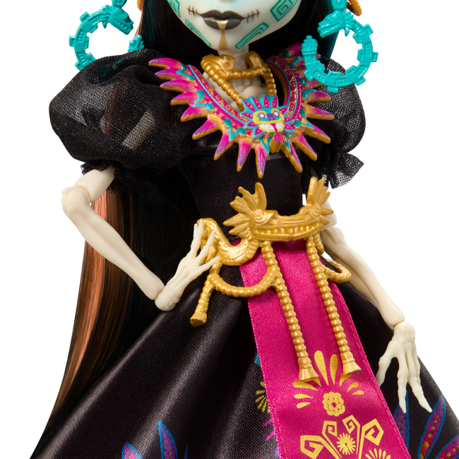 Ляльки - Лялька Monster High Skullector Скеліта Калаверас Dia De Muertos (JDR63)#4