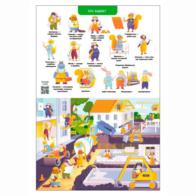 Пізнавальні книги (4-10 років) - ​Книжка «Ура, ми заговорили! Де яка професія?» Наталія Коваль (9789667617905)#2