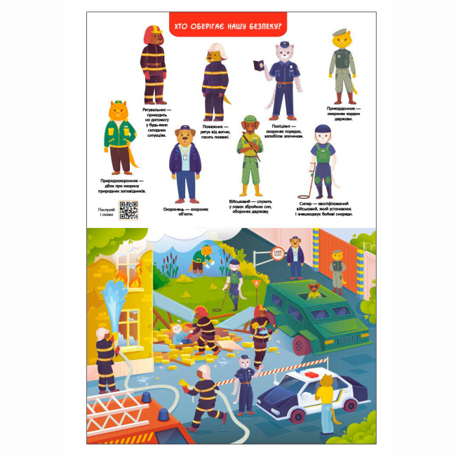 Пізнавальні книги (4-10 років) - ​Книжка «Ура, ми заговорили! Де яка професія?» Наталія Коваль (9789667617905)#3