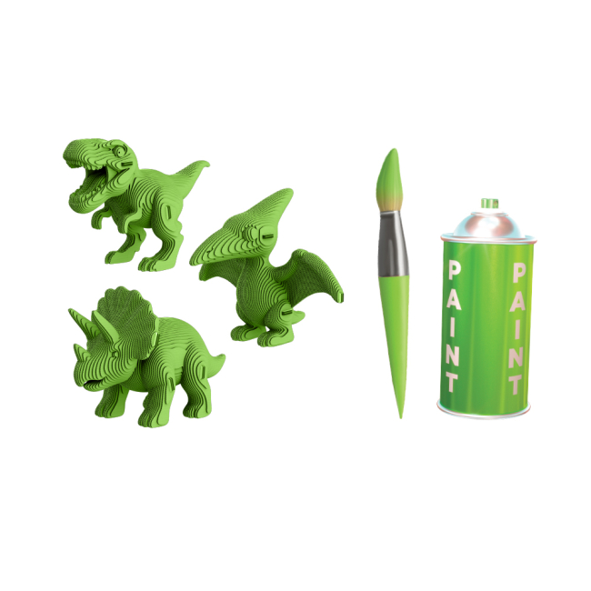 3D-пазлы - 3D пазл Cartonic Dinos trio (CARTTRIODINO)#8