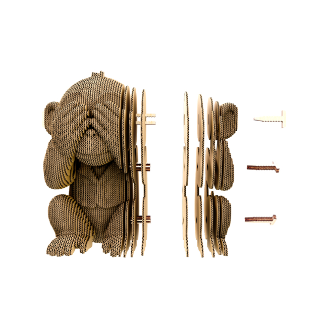 3D-пазлы - 3D пазл Cartonic Monkeys trio (CARTTRIOMONK)#6