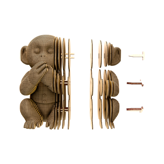 3D-пазлы - 3D пазл Cartonic Monkeys trio (CARTTRIOMONK)#7