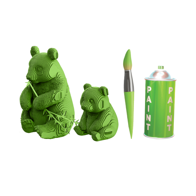 3D-пазлы - 3D пазл Cartonic Panda family (CARTPANDAF)#6