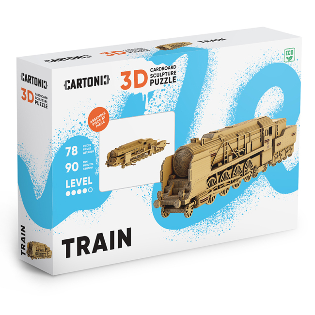 3D-пазлы - 3D пазл Cartonic Train (CARTTRAIN)#4