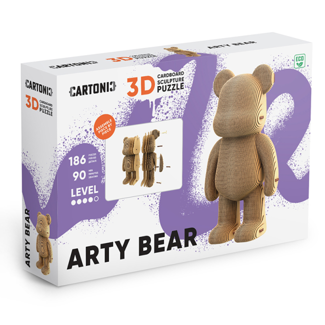 3D-пазлы - 3D пазл Cartonic Arty bear (CARTARTBEAR)#4