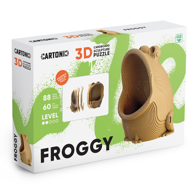 3D-пазлы - 3D пазл Cartonic Froggy (CARTFROGHOL)#4