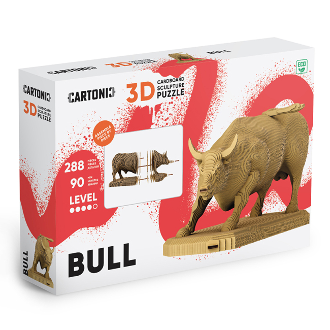 3D-пазлы - 3D пазл Cartonic Bull (CARTBULL)#5