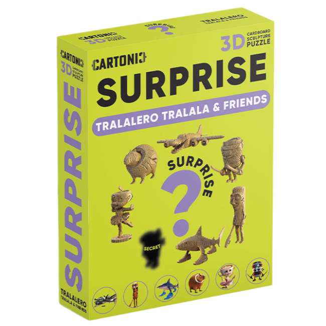3D-пазлы - 3D пазл Cartonic Surprise Tralalero Tralala and friends (CARTSURPTRA)#9
