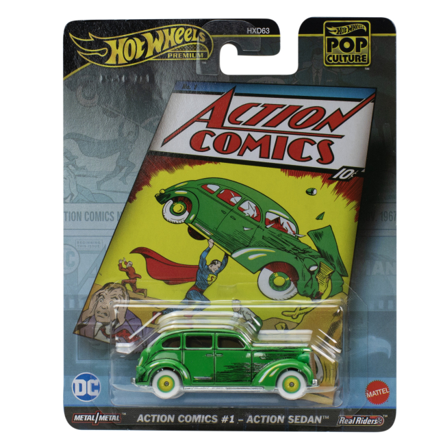 Автомоделі - Автомодель Hot Wheels Pop culture Action comics Action sedan (HXD63/HVJ50)#6