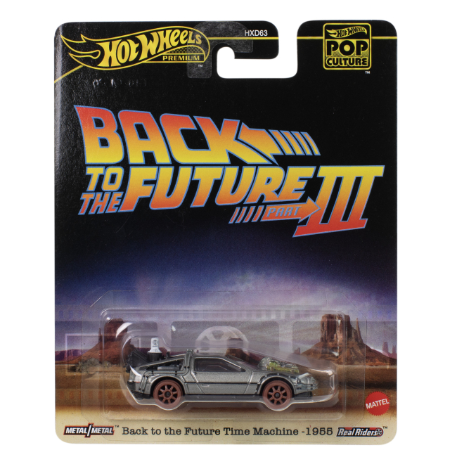 Автомоделі - Автомодель Hot Wheels Pop culture Back to The Future Time Machine 1955 (HXD63/JBL76)#4