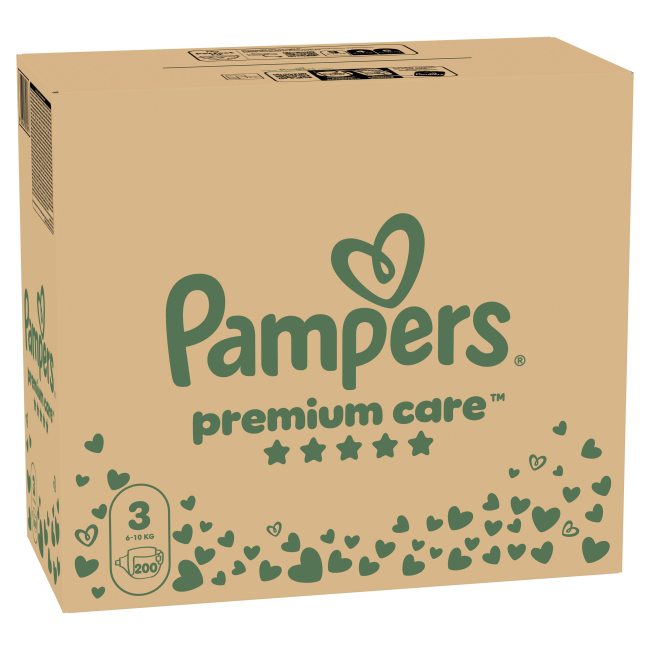 Товари для догляду - Підгузки Pampers Premium care Midi 6-11 кг 200 шт (8006540855898)#2