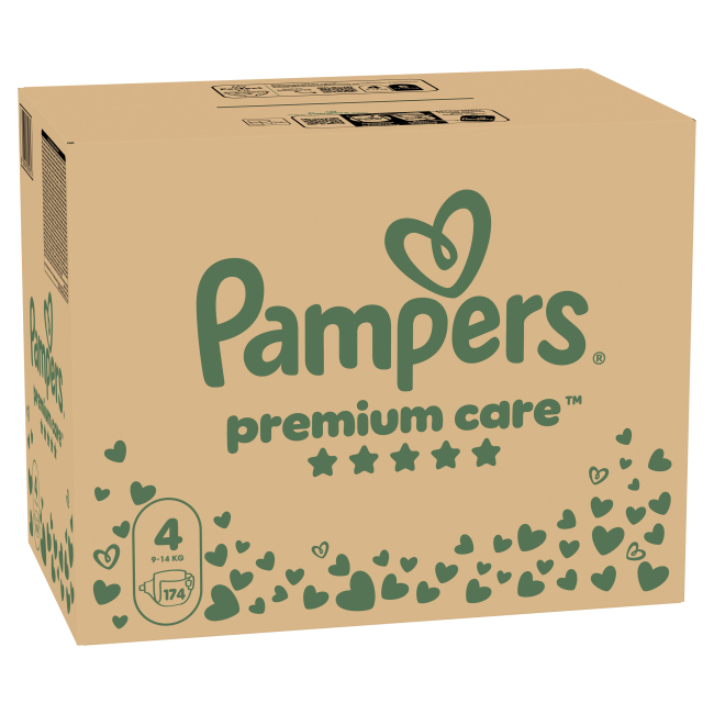 Товари для догляду - Підгузки Pampers Premium care Maxi 9-15 кг 174 шт (8006540855935)#2