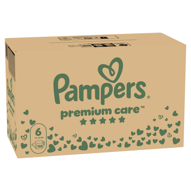 Товары по уходу - Подгузники Pampers Premium care Giant 15+ кг 128 шт (8700216423700)#2