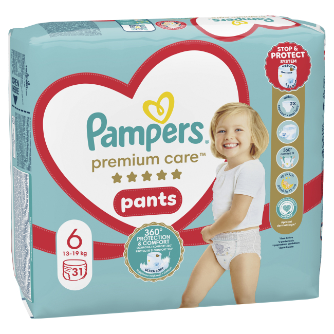 Товары по уходу - Подгузники-трусики Pampers Premium care Giant 13-19 кг 31 шт (8001090759917)#2