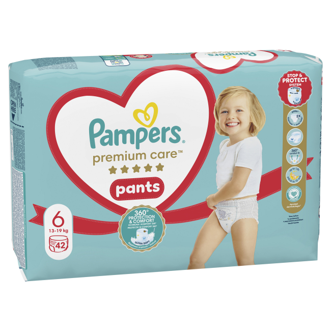 Товары по уходу - Подгузники-трусики Pampers Premium care Mega Quad Giant 13-19 кг 42 шт (8001841325545)#2